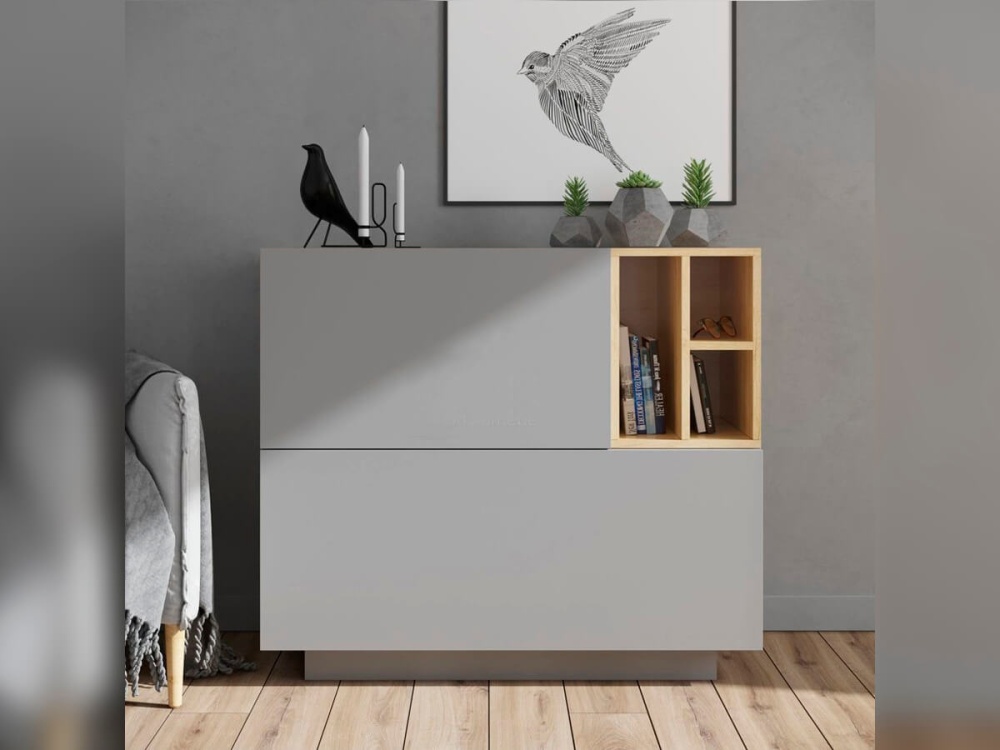 ЛДСП Серый 2,75*1,83 (Шагрень)